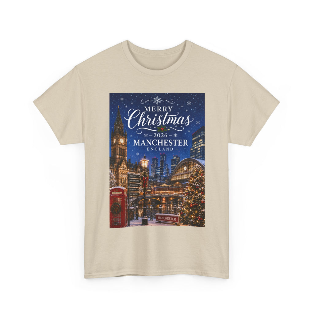 Manchester Christmas Tee — Merry Christmas 2026 Holiday T‑Shirt