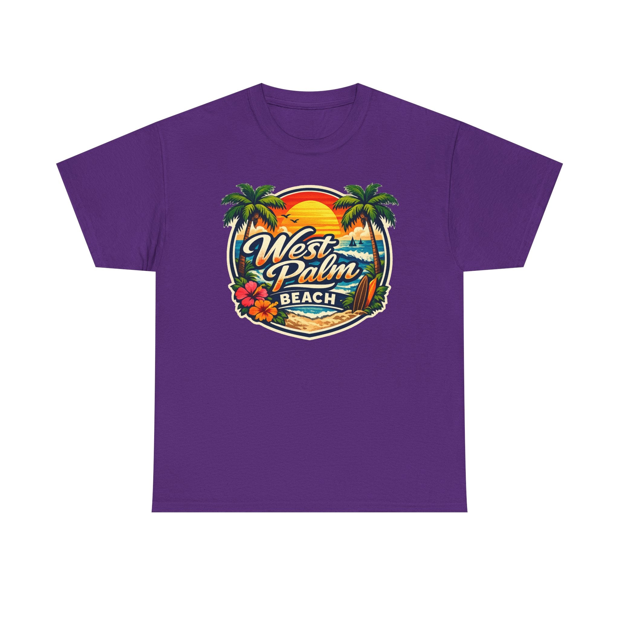 West Palm Beach Retro Sunset T-Shirt