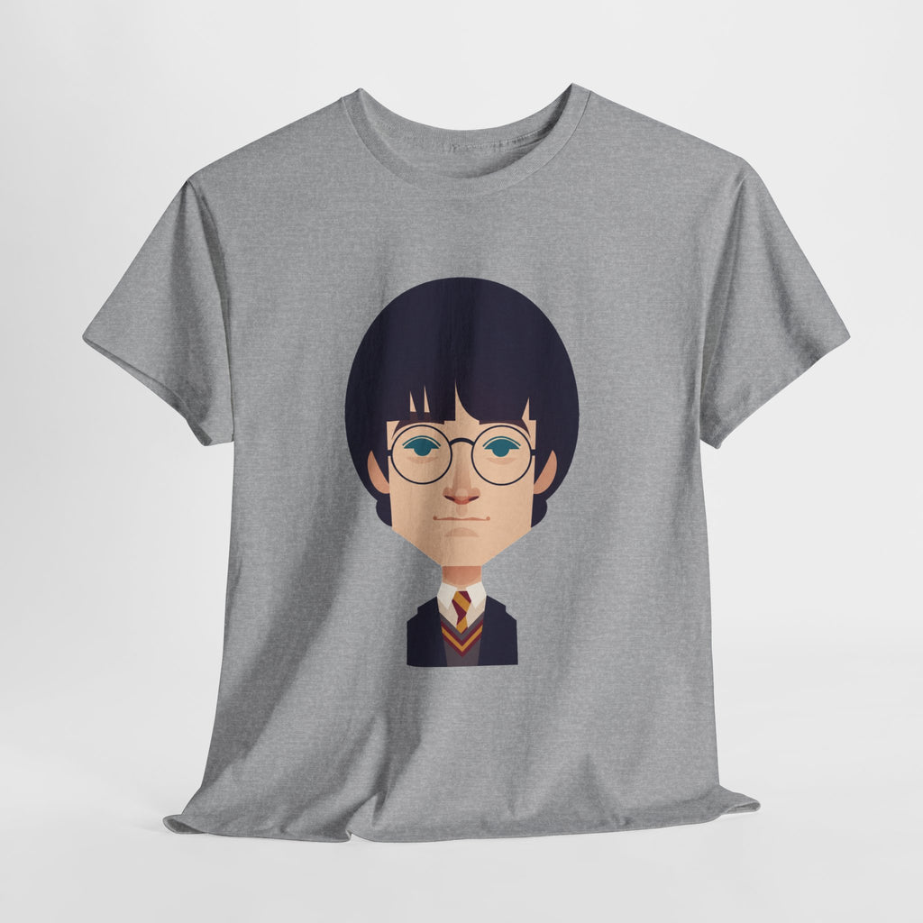 Harry Potter Wizard School Boy Cartoon Cotton T-Shirt