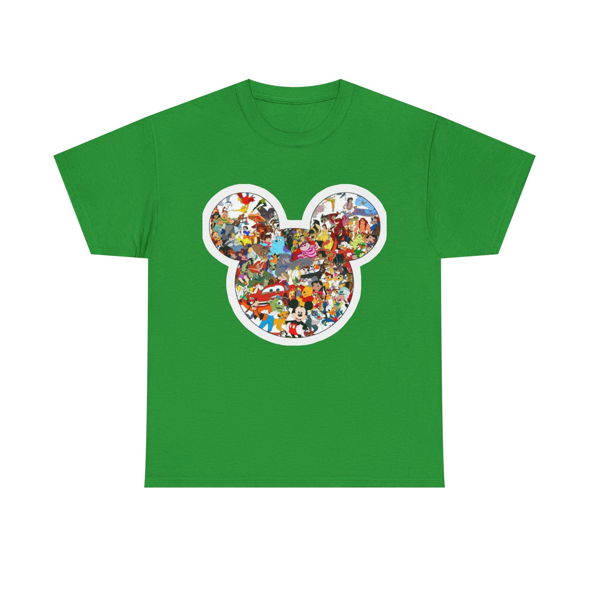 Mickey Collage T-Shirt — Vintage Disney Characters Graphic Tee