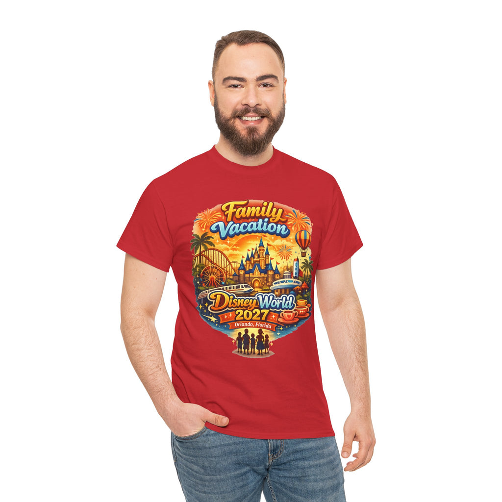 Family Vacation 2027 Tee — Theme Park Souvenir Shirt