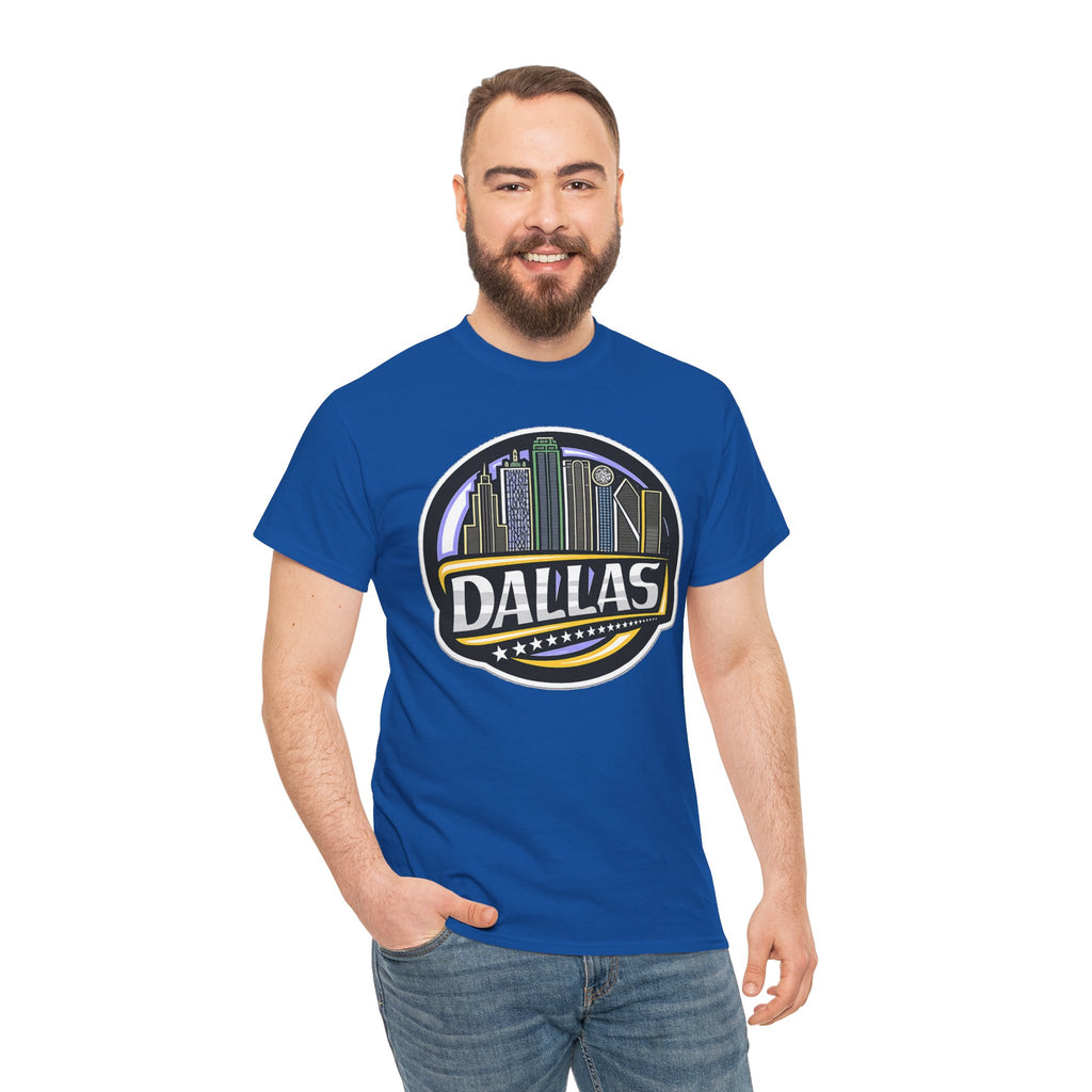 Dallas Skyline Tee — Vintage City Skyline Graphic T-Shirt