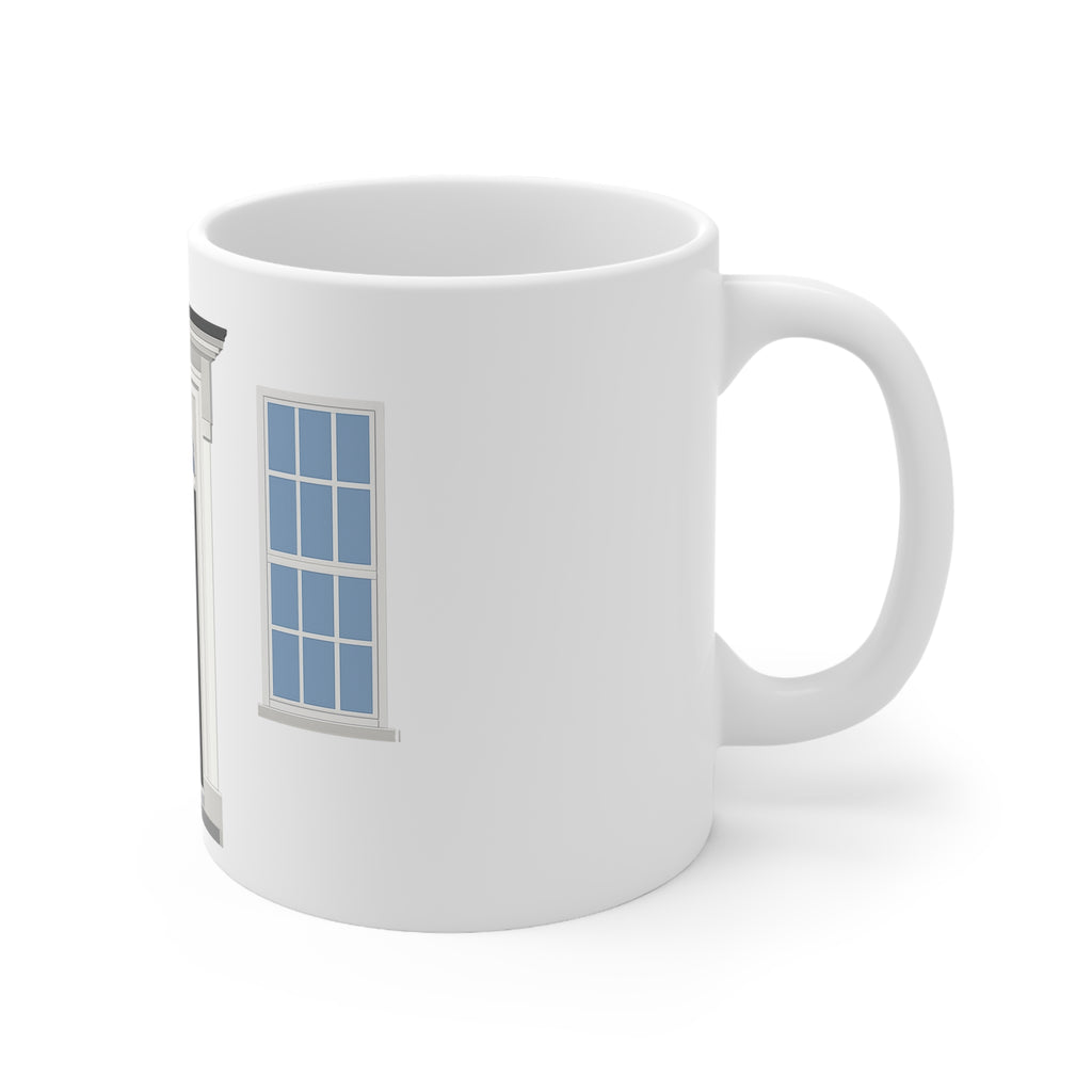 10 Downing Street Door Ceramic Coffee Mug — British Political Landmark 11oz/15oz