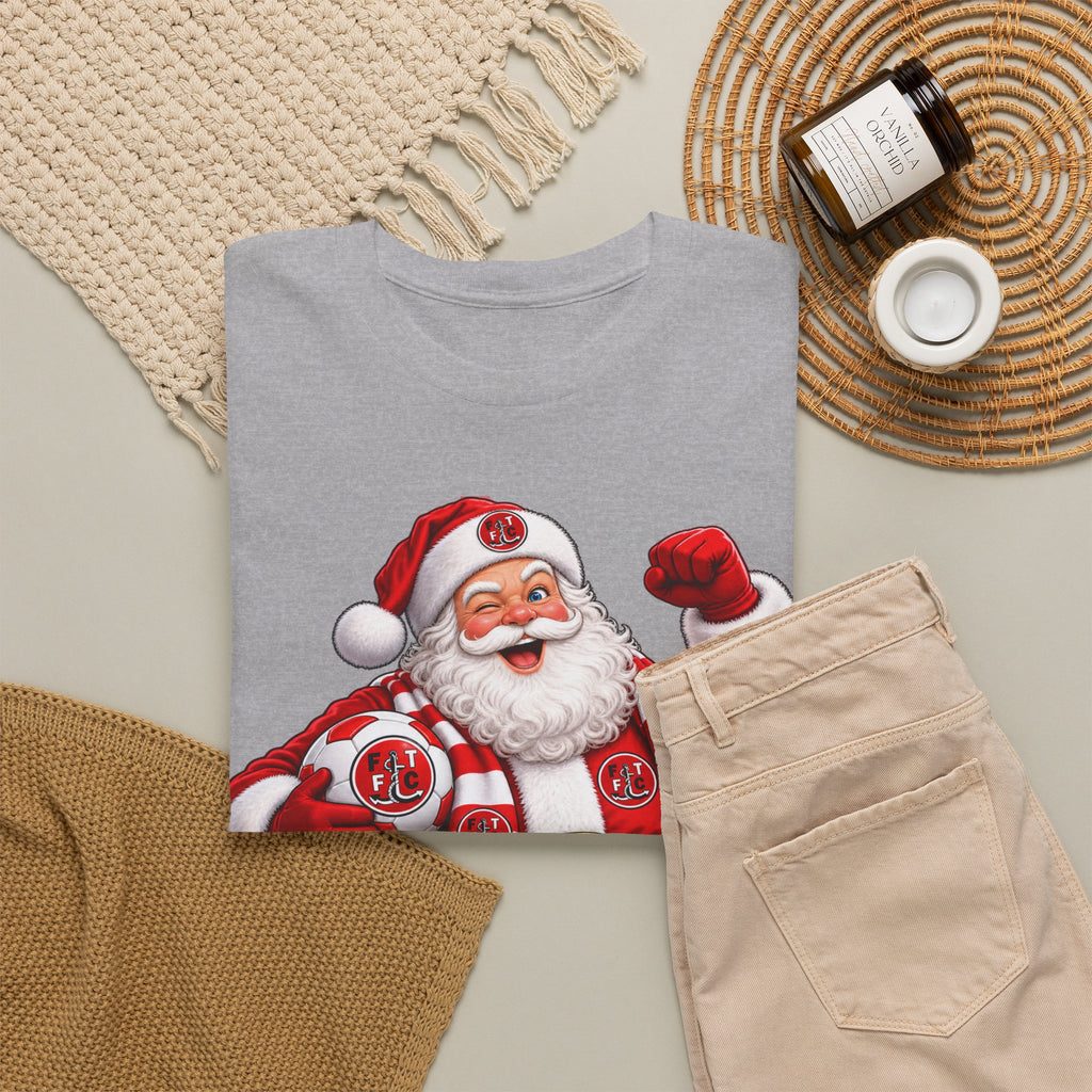 Santa Is a Fleetwood Fan Cotton T-Shirt