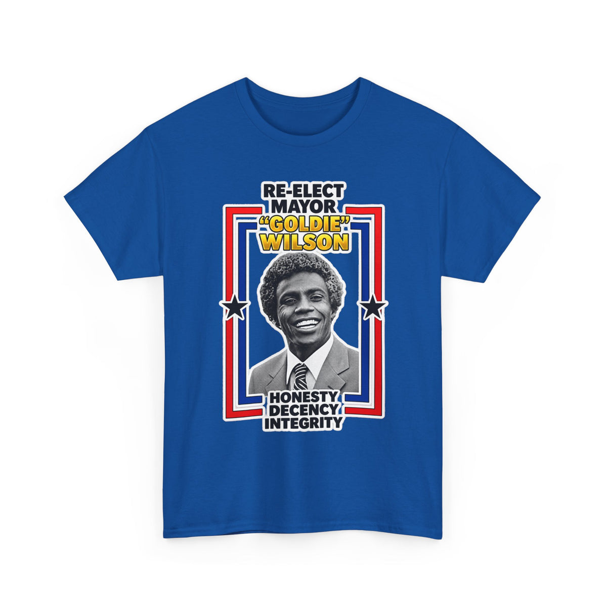Re-Elect Mayor Goldie Wilson Back to the Future Cotton T-Shirt