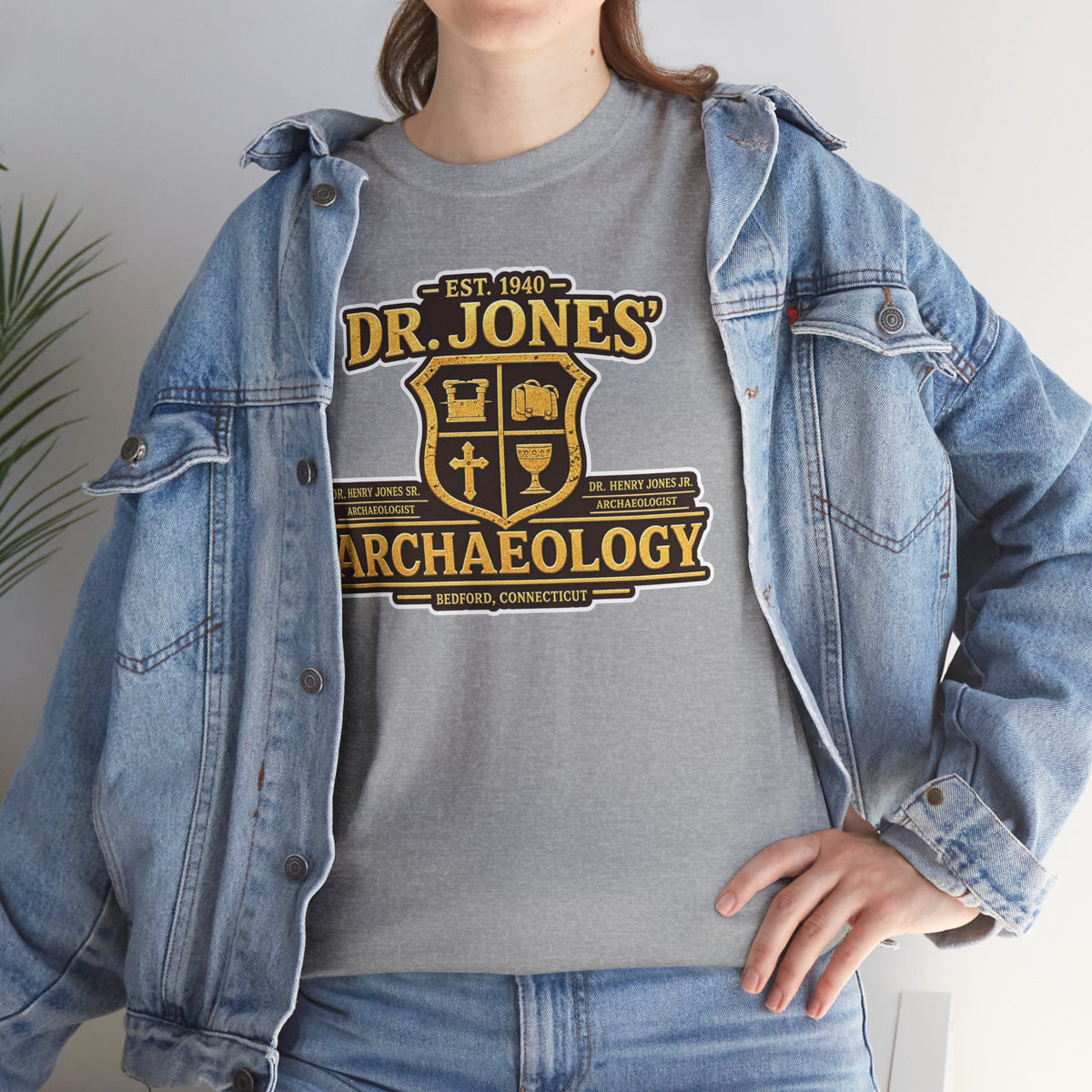 Dr. Jones Archaeology Vintage Adventure Cotton T-Shirt
