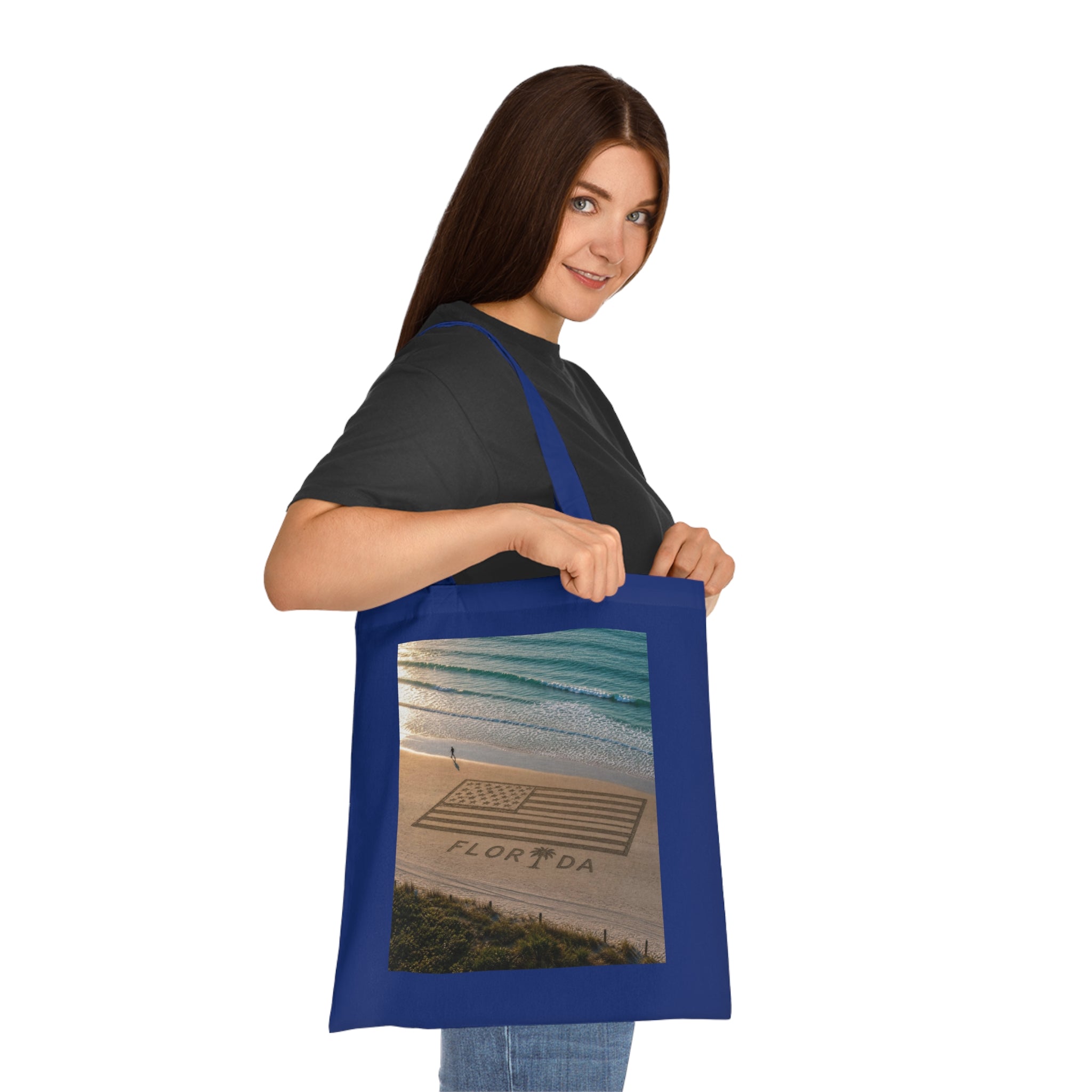 Florida Beach 100% Cotton Tote Bag