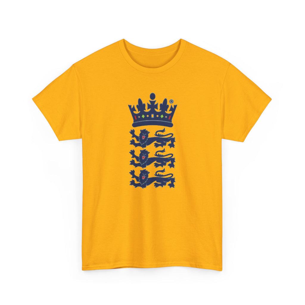 English Cricket T-Shirt — Vintage Cricket Crest Tee