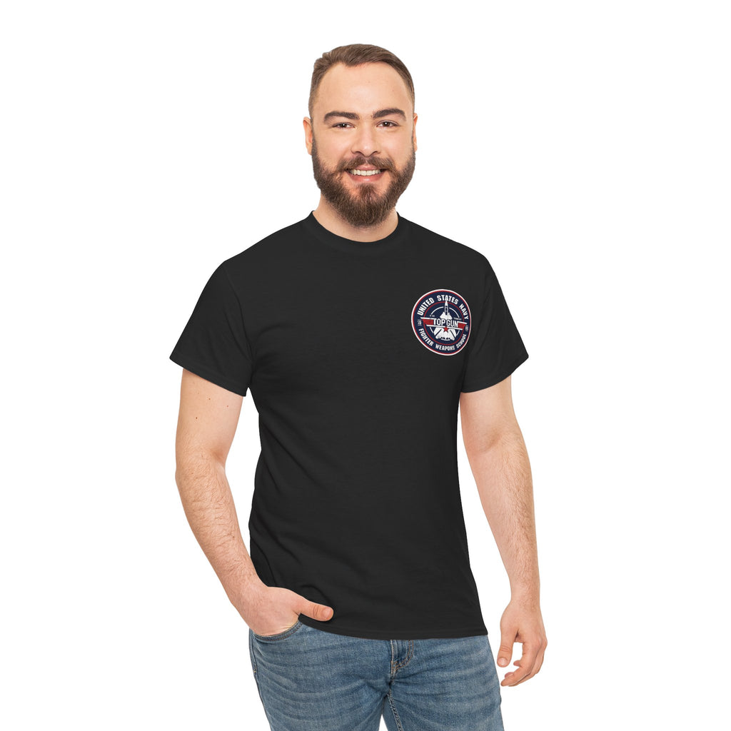 US Navy Top Gun School T-Shirt — 'High Speed' Vintage Cotton T-Shirt