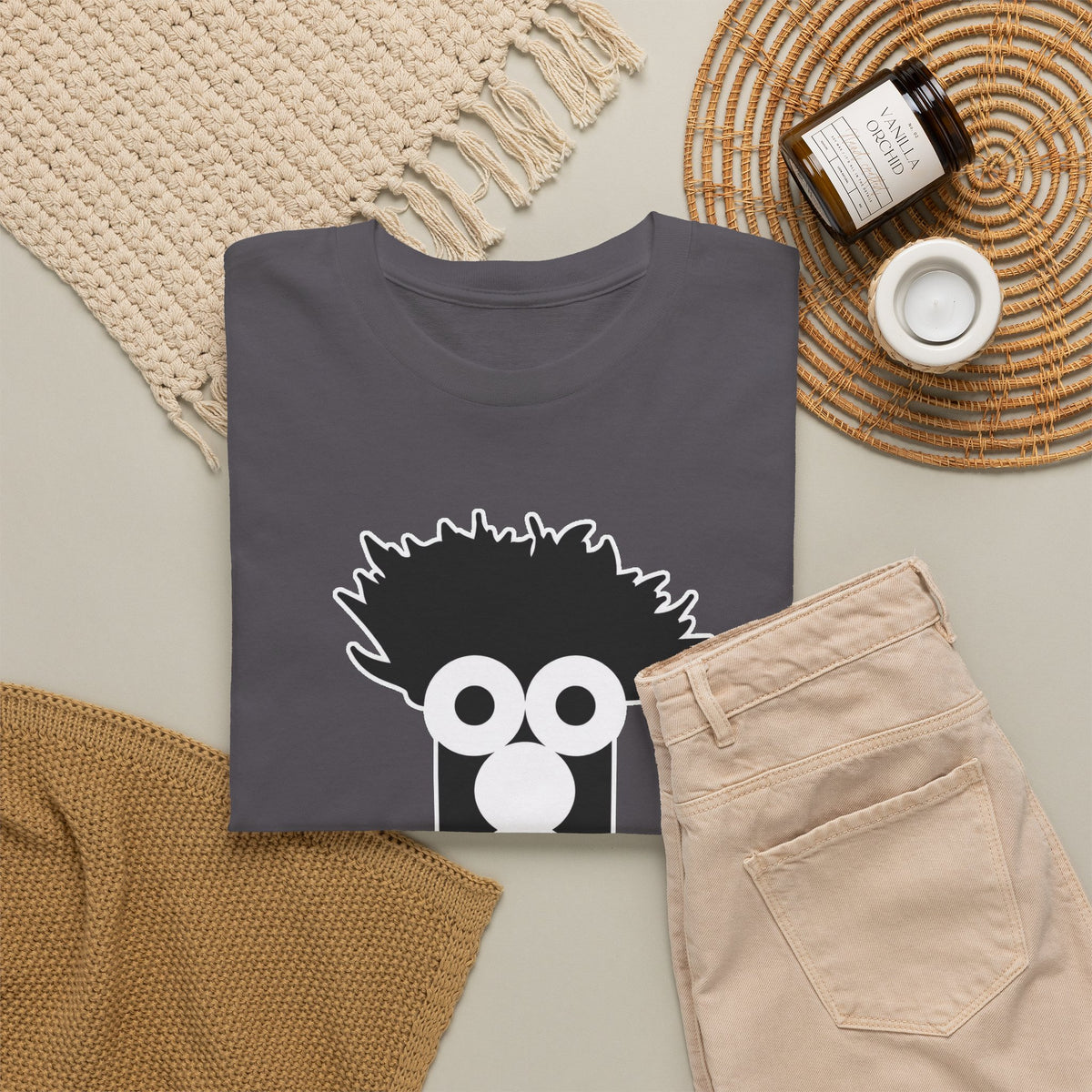 Meep Graphic Cotton T-Shirt / Tee