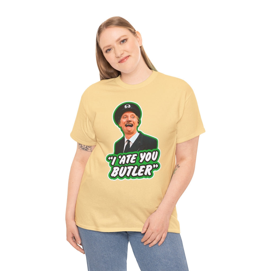 I Ate You Butler T-Shirt — Funny Retro Butler Graphic Tee