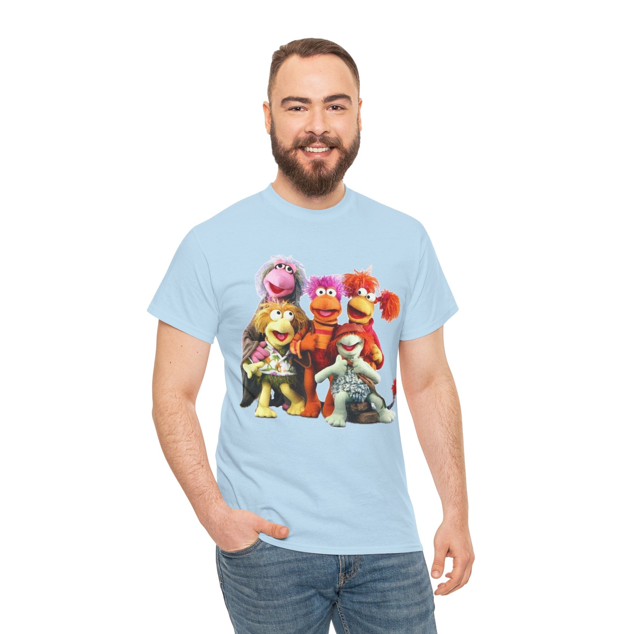 Fraggle Rock Characters T-Shirt — Vintage 80s Kids TV Crew Tee