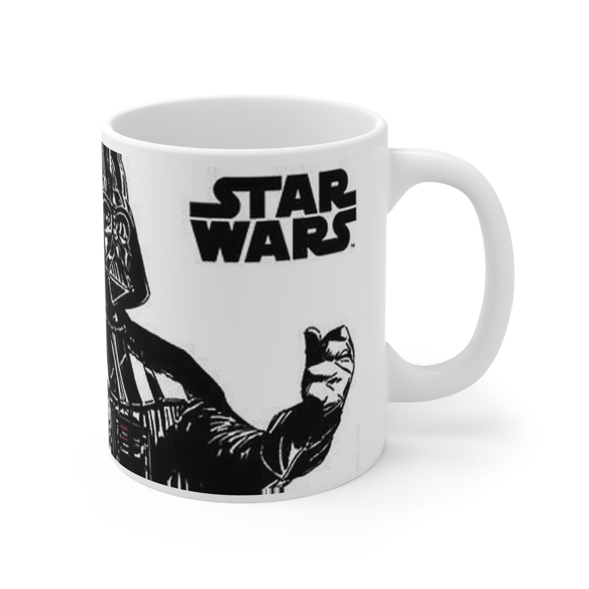 You Underestimate the Power of Coffee Darth Vader Black Ceramic Coffee Mug (11oz/15oz)