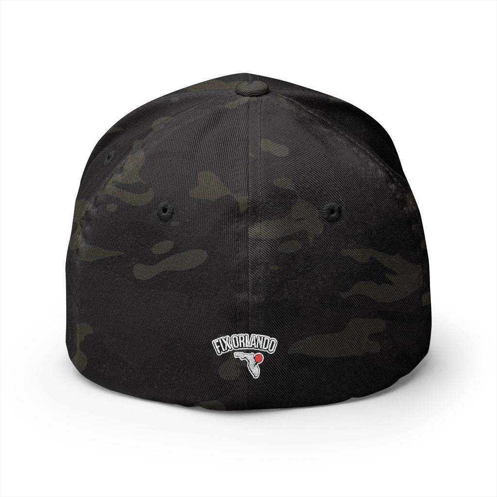 Fix Orlando Embroidered Cap — Vintage Palm & Golf Ball Hat