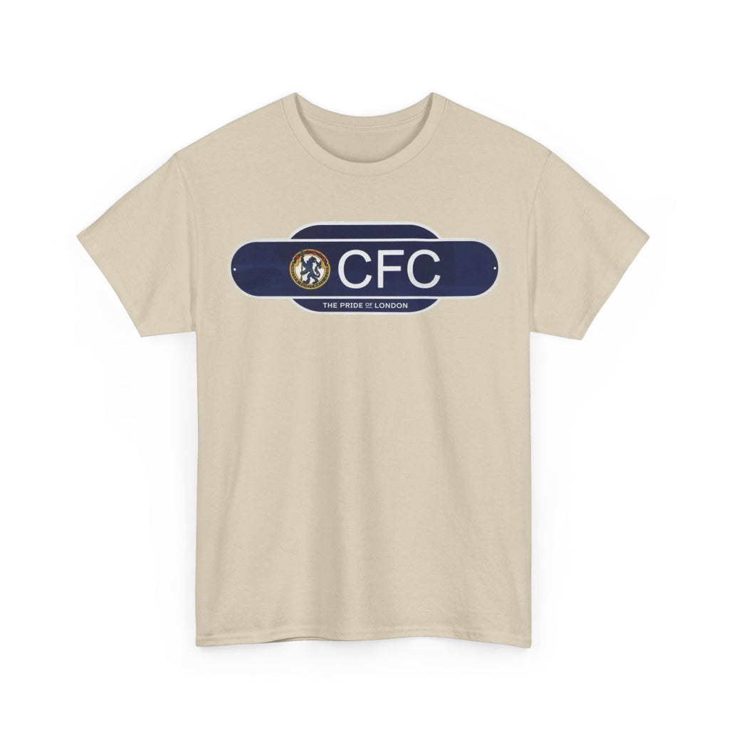 Chelsea Railway Sign Crest Logo T‑Shirt — Retro Football Badge Tee