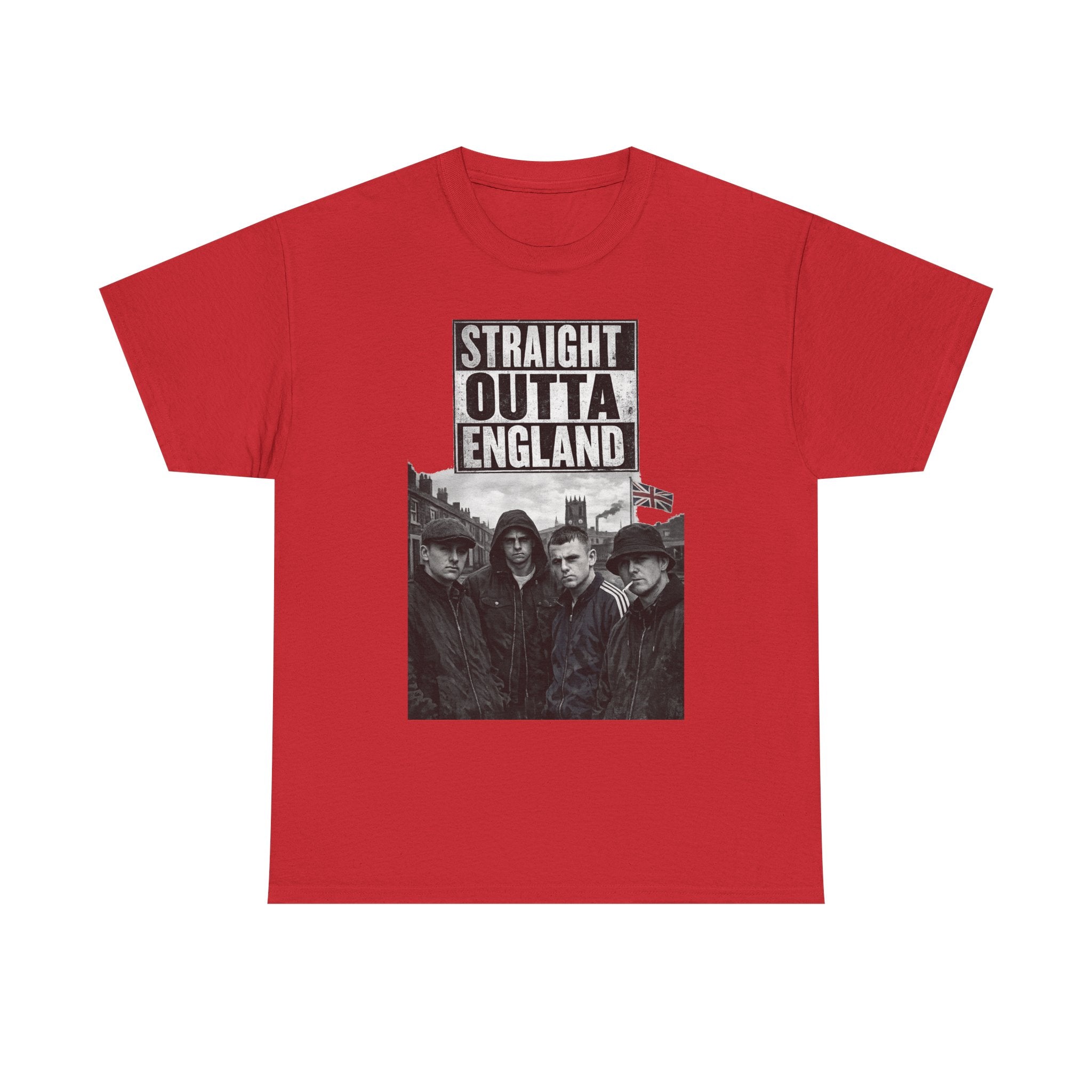 Straight Outta England T-Shirt — Retro Band Photo Tee