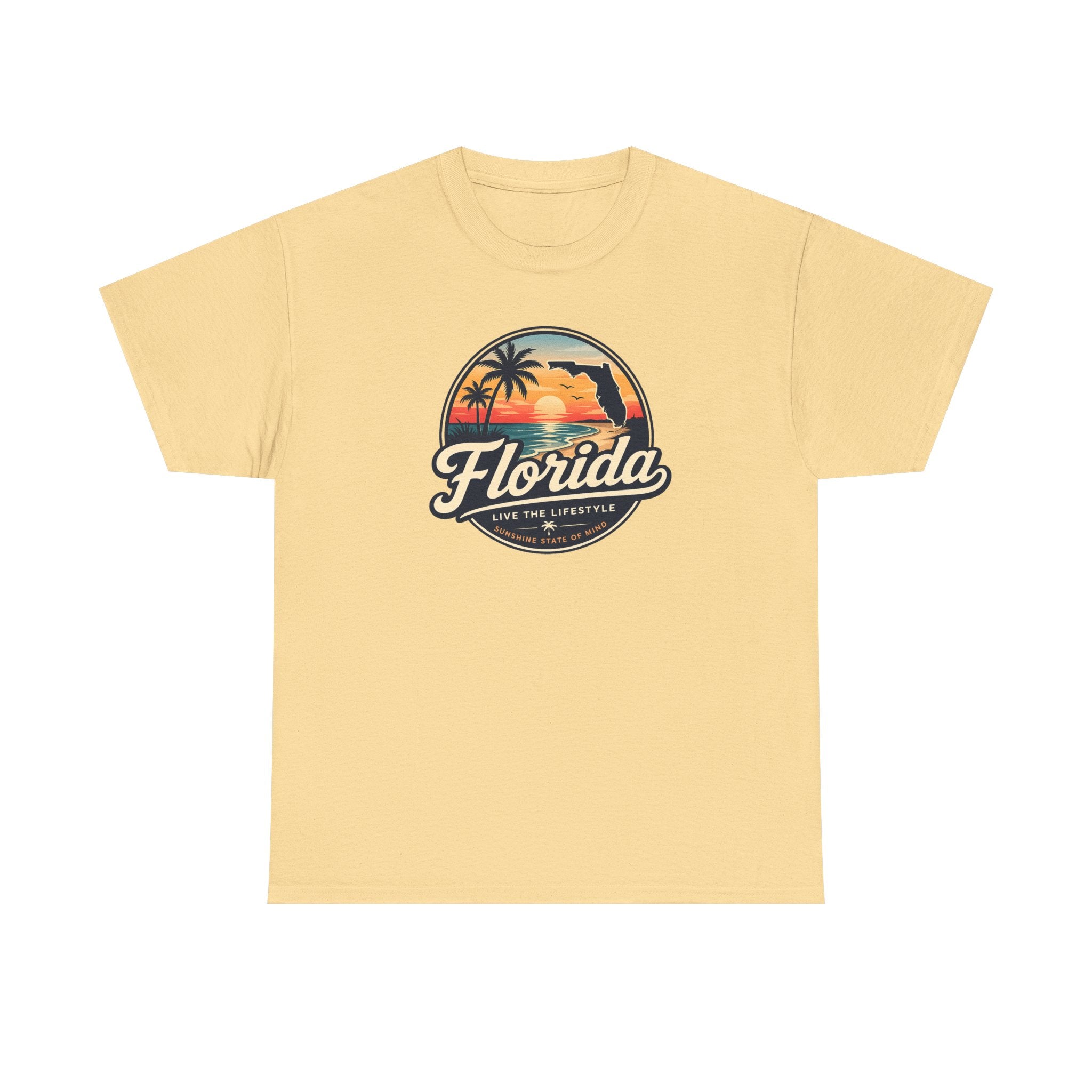Florida Sunset Tee — Vintage Palm Beach Graphic T-Shirt