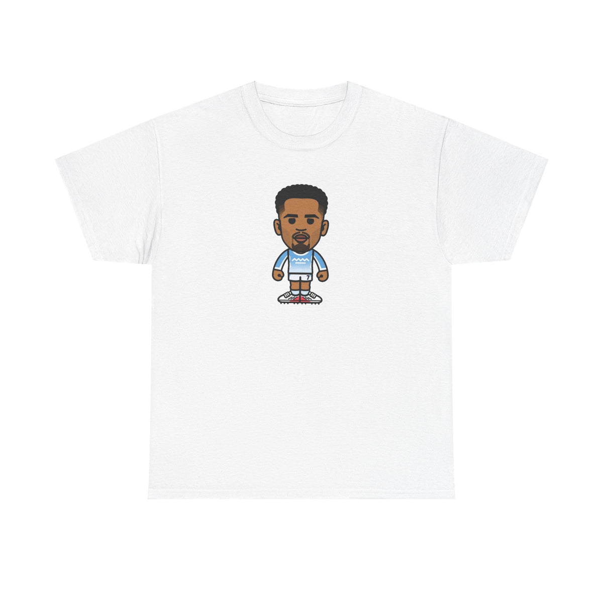 Iliman Ndiaye Manchester City Cartoon Cotton T-Shirt