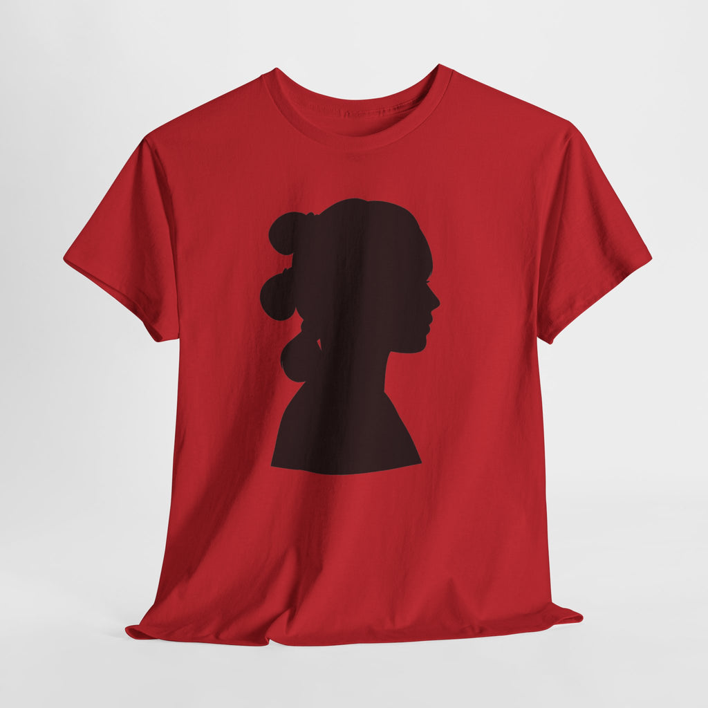 Princess Leia Star Wars Silhouette Profile Tee — Classic Portrait T‑Shirt