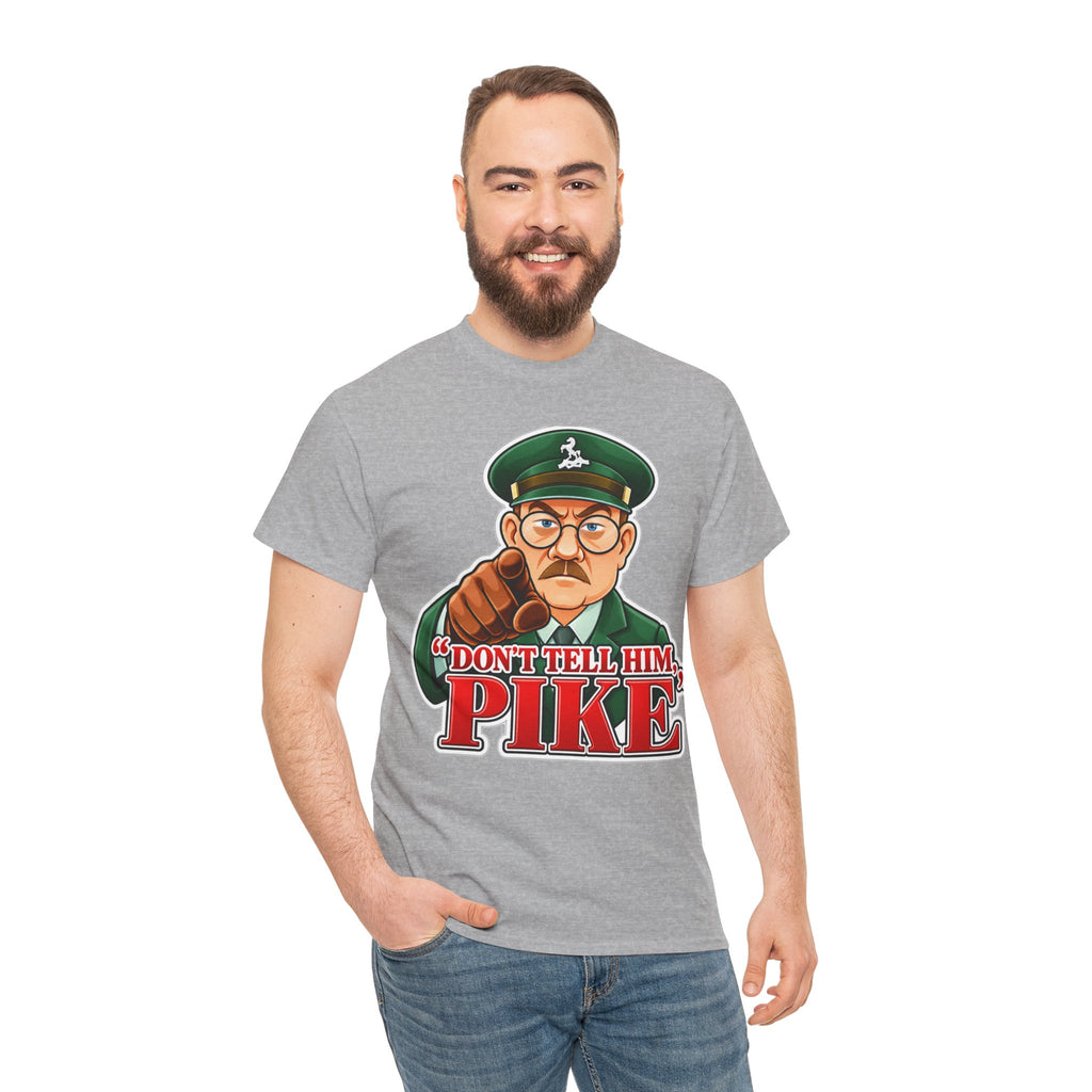 Don’t Tell Him Pike T-Shirt — Vintage Military Sergeant Pointing Graphic Tee