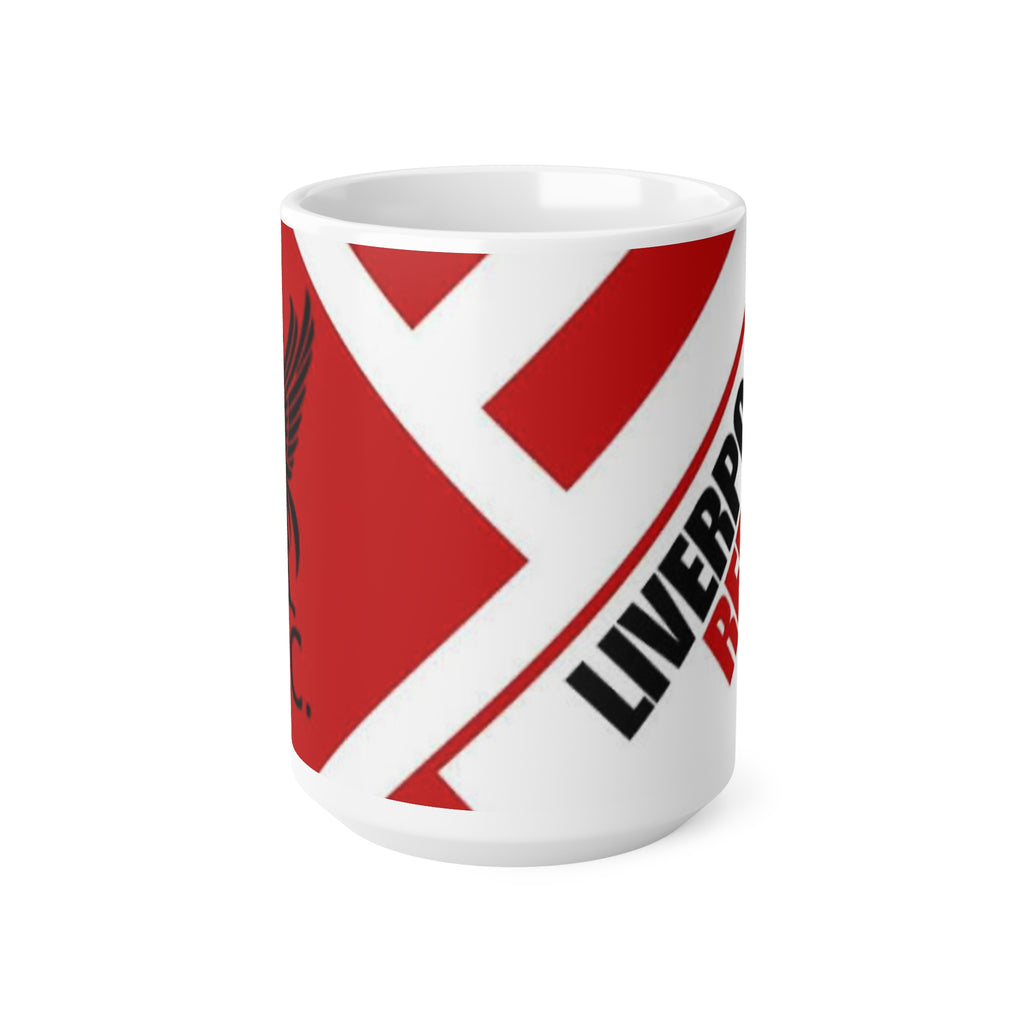 Liverpool FC Ceramic Coffee Mug — Red Crest 11oz & 15oz