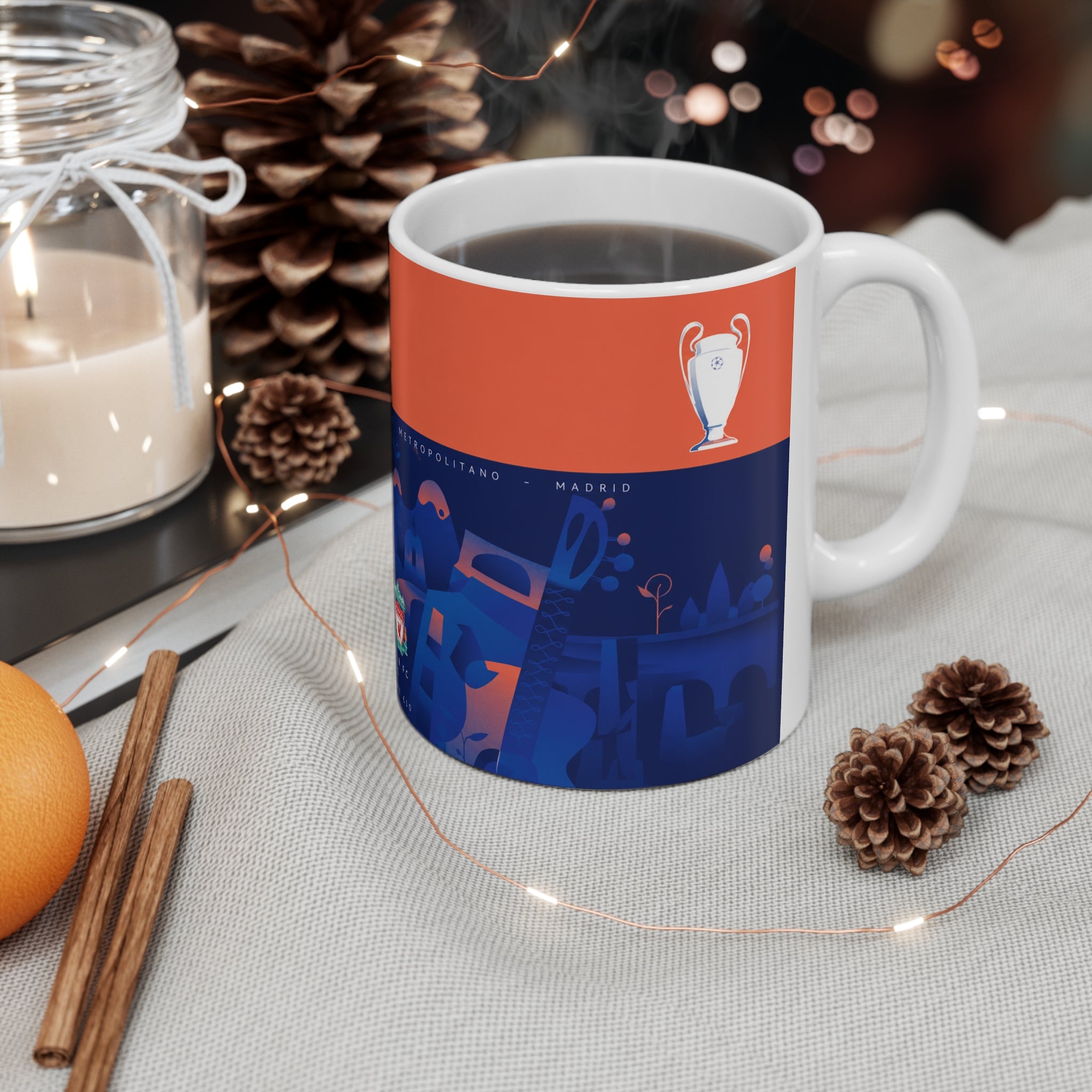 2019 Champions League Final Programme Cover Inspired Coffee Mug — Ceramic Cup (11oz/15oz)