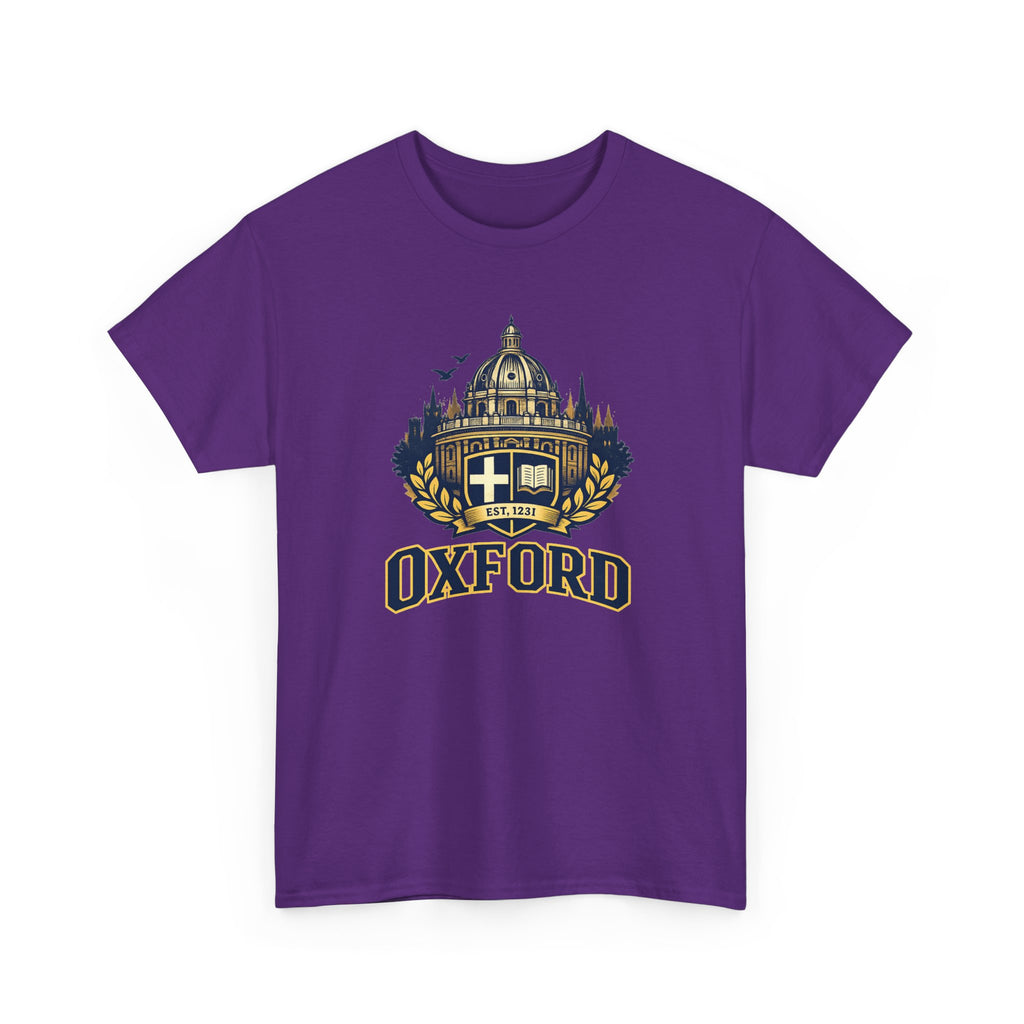 Oxford Crest T-Shirt — Vintage University Graphic Tee