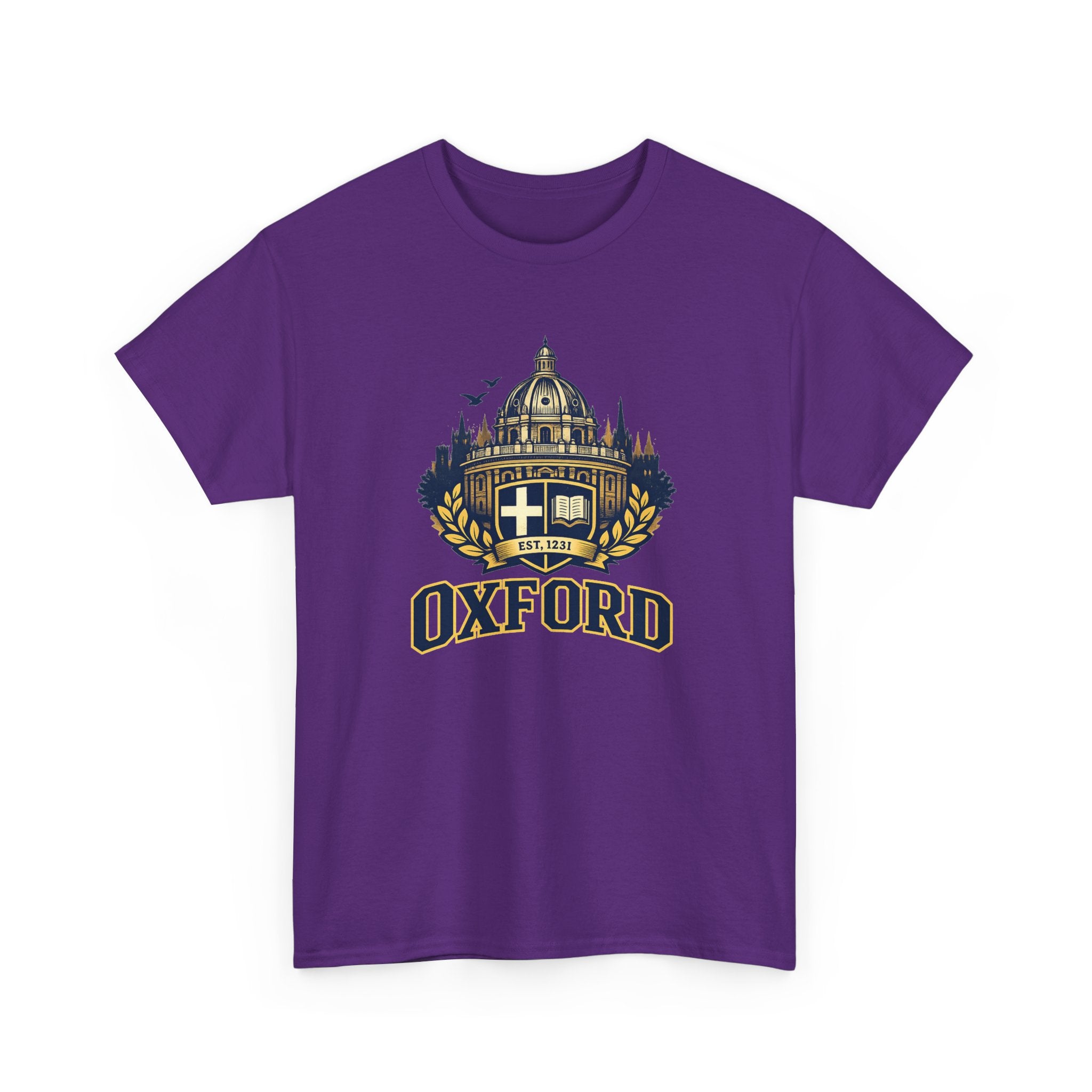 Oxford Crest T-Shirt — Vintage University Graphic Tee