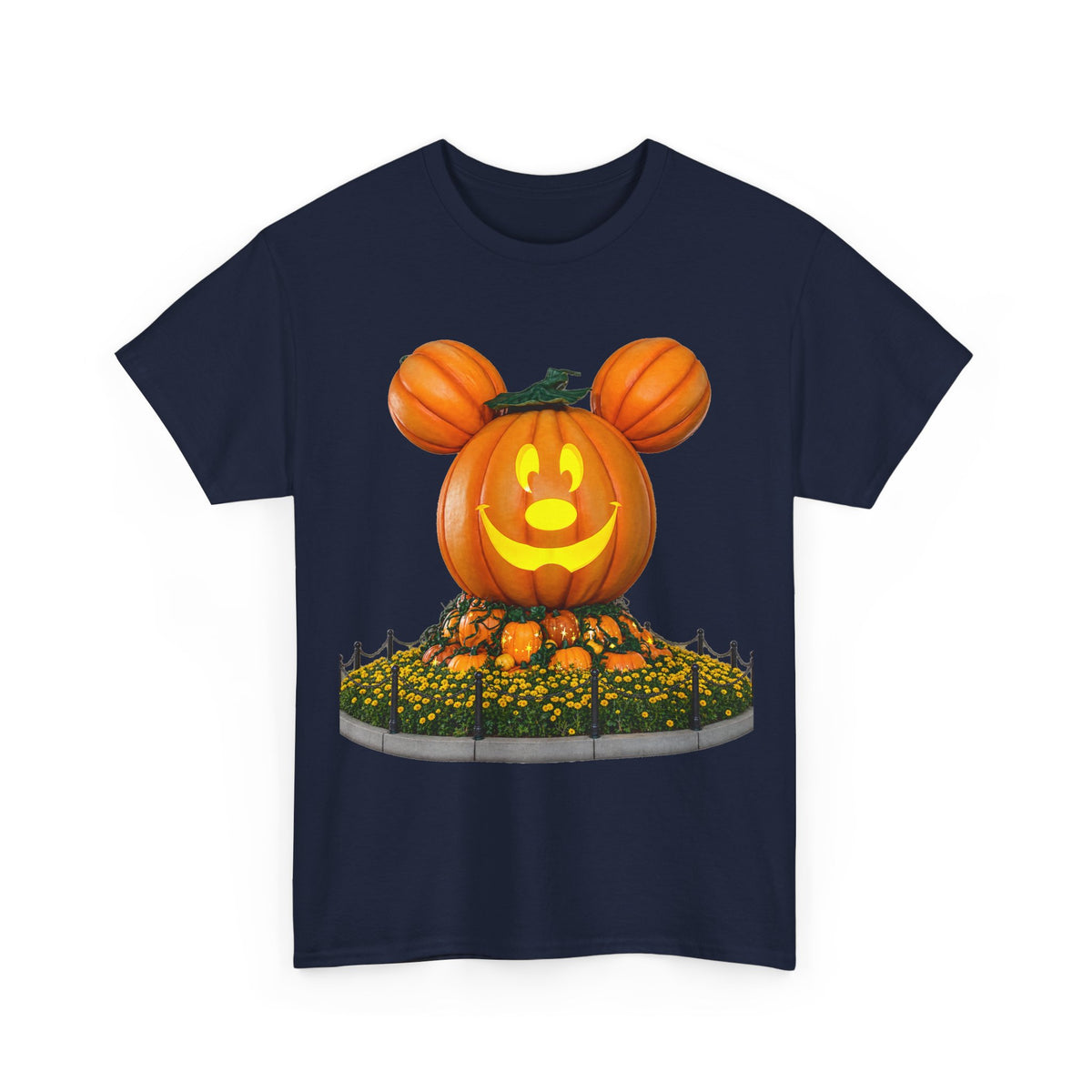 Mickey Pumpkin Jack-O'-Lantern Tee — Halloween Pumpkin Mouse T-Shirt