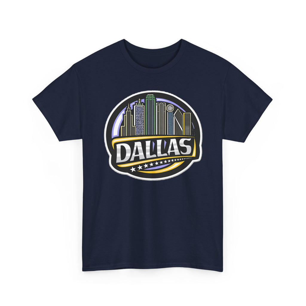 Dallas Skyline Tee — Vintage City Skyline Graphic T-Shirt