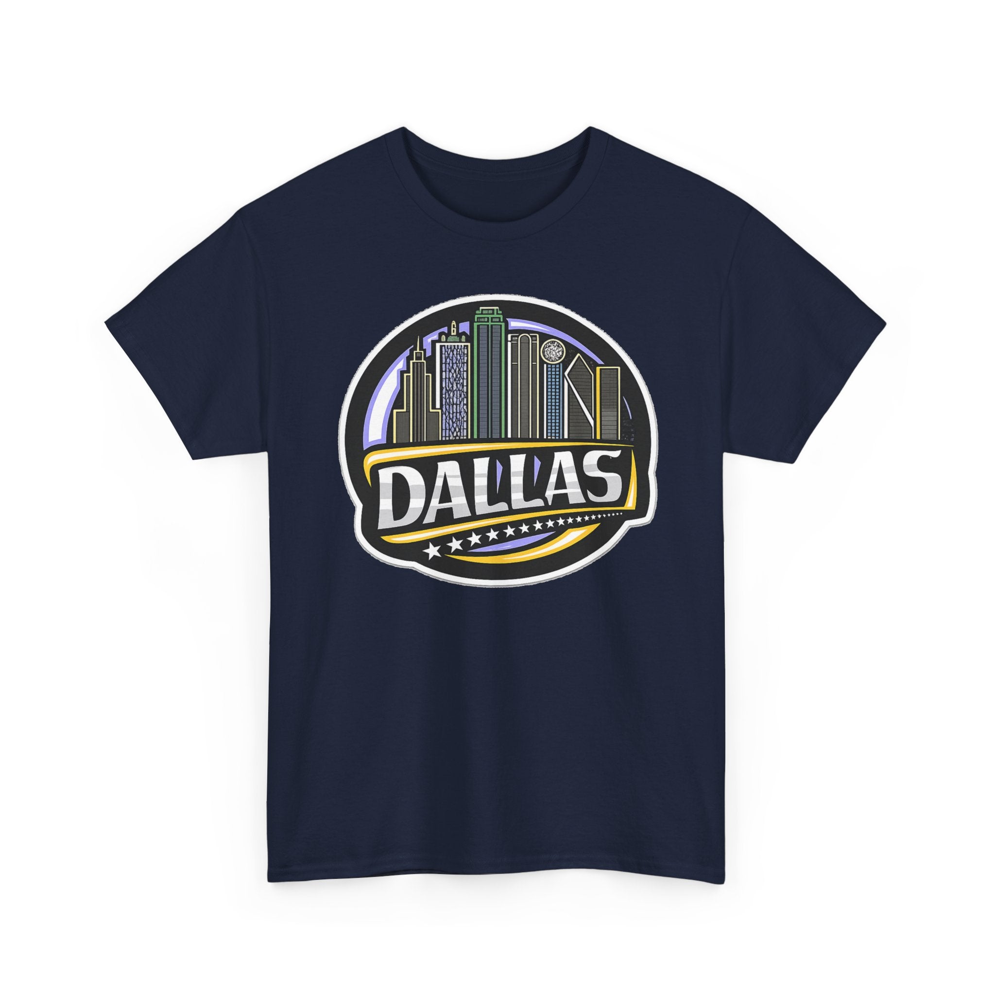 Dallas Skyline Tee — Vintage City Skyline Graphic T-Shirt