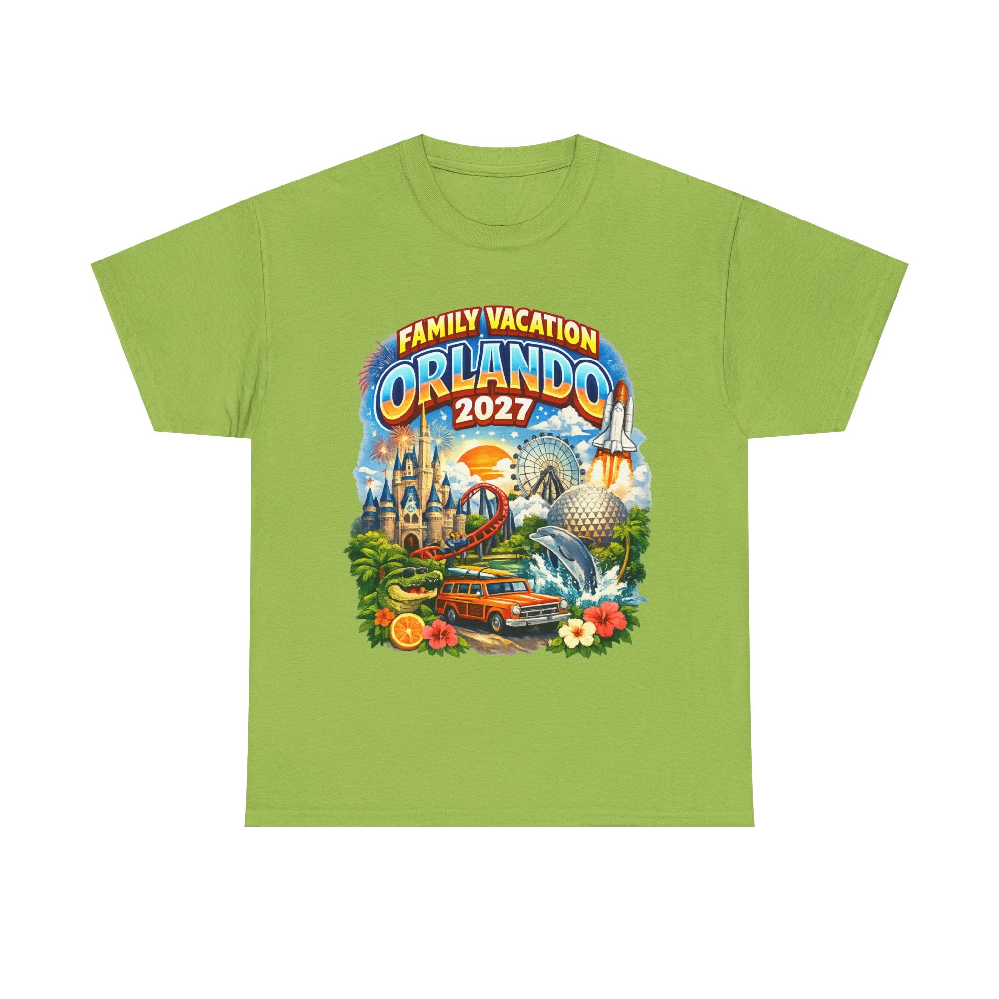Orlando 2027 Family Vacation T-Shirt — Retro Theme Park Souvenir Tee