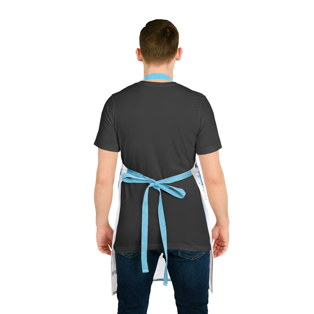 Manchester City Apron — FC Crest Blue Splash Cooking Apron