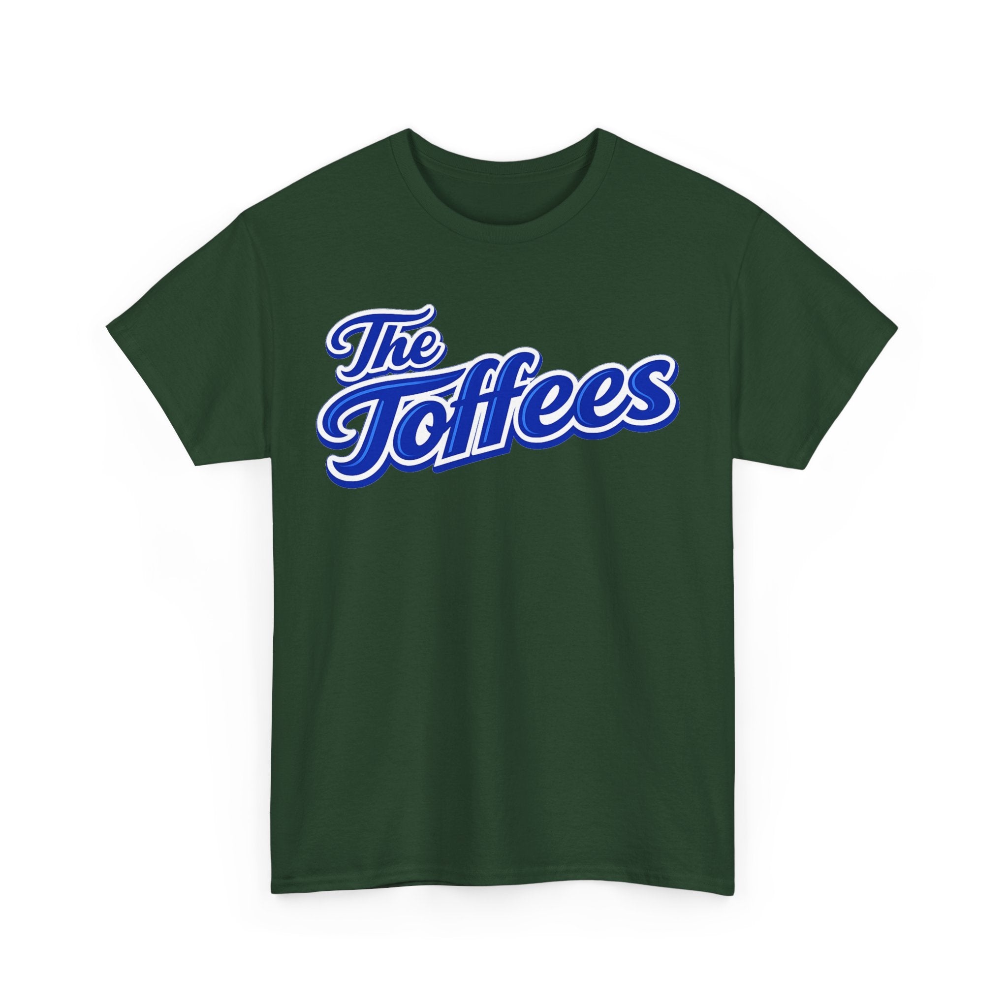 The Toffees Script Tee — Vintage Blue Logo T-Shirt
