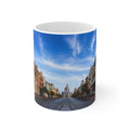 WDW Theme Park Main Street USA Ceramic Mug — Scenic Castle Morning Coffee Cup (11oz, 15oz)