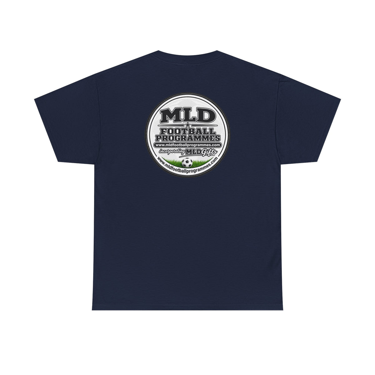 MLD Football Programmes Vintage Logo Cotton T-Shirt