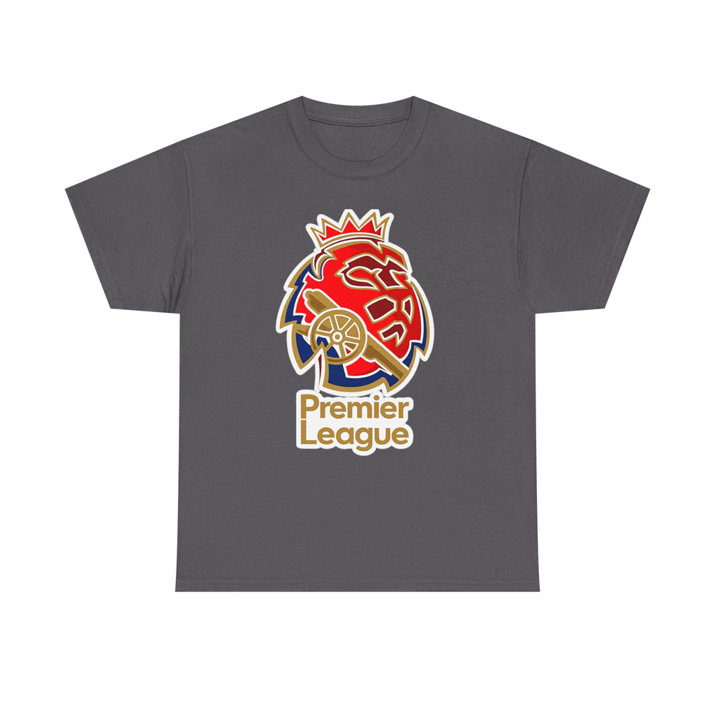 Arsenal Premier League Lion Logo T-Shirt — Soccer Fan Tee
