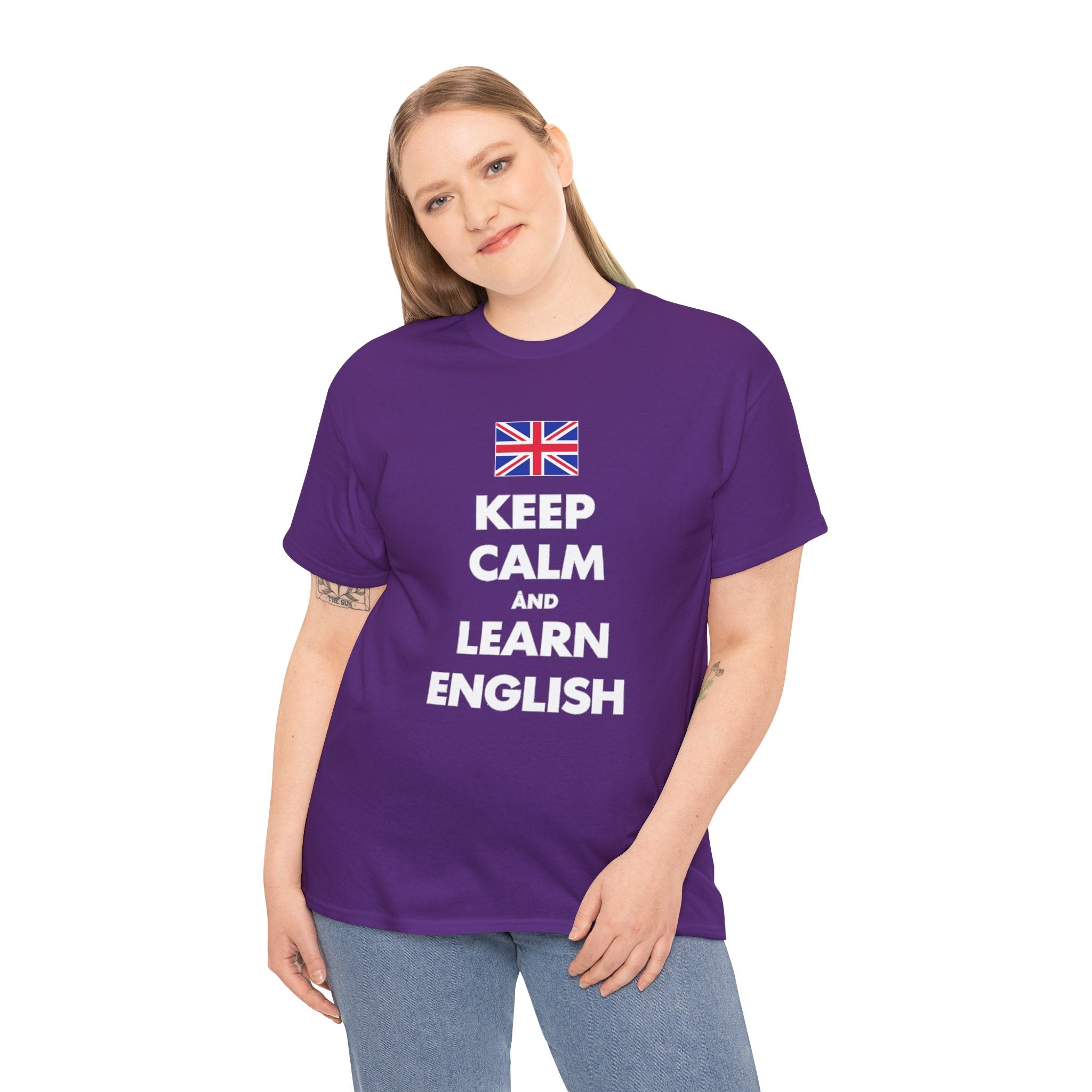 Keep Calm and Learn English T‑Shirt