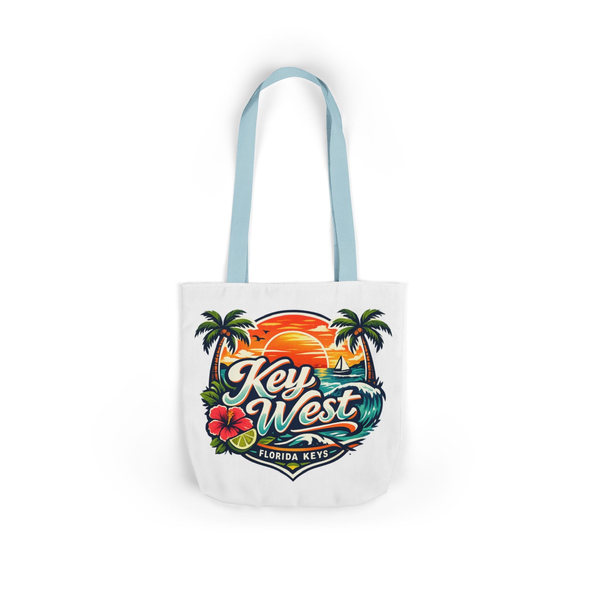 Key West Sunset Canvas Tote
