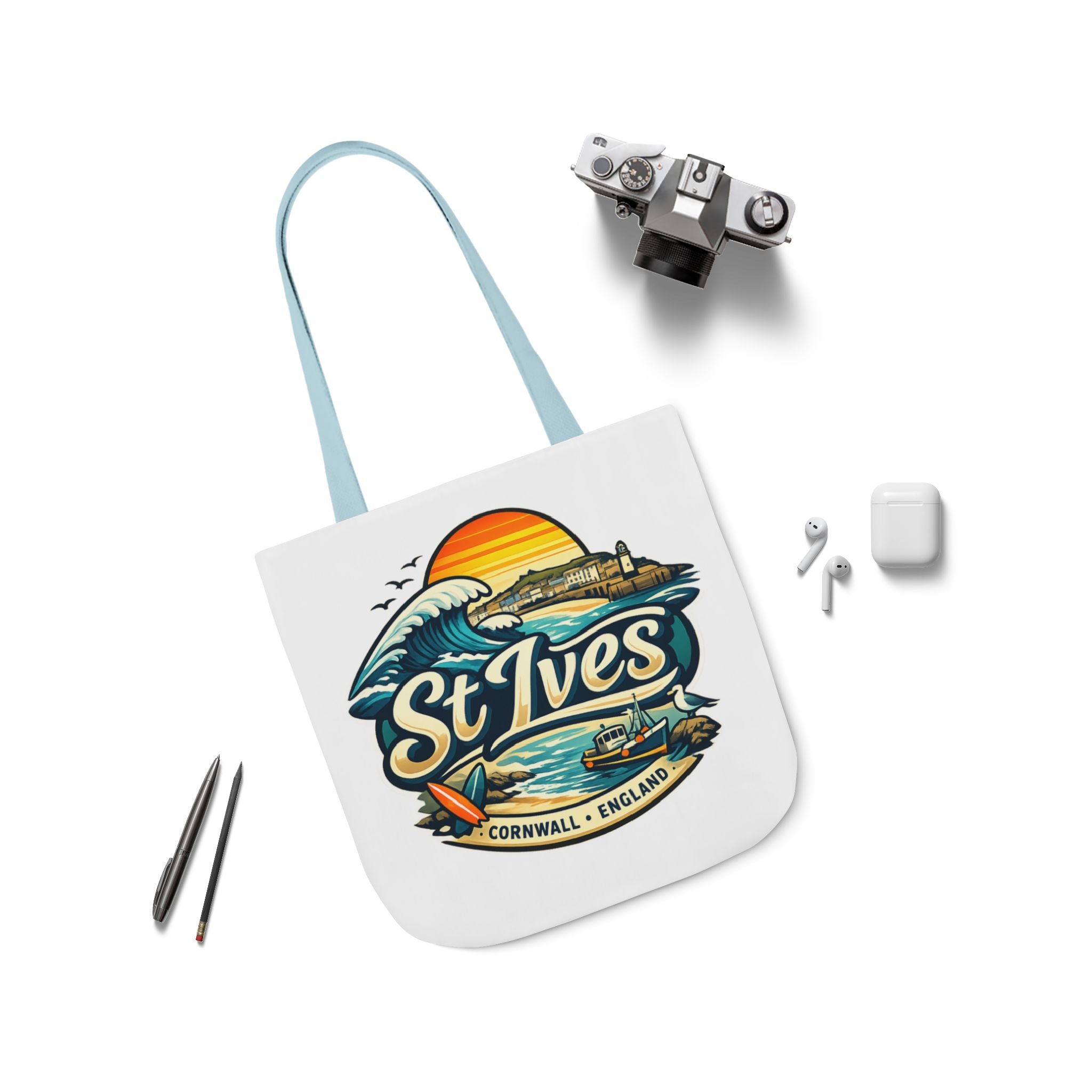St Ives Cornwall Sunset Tote Bag
