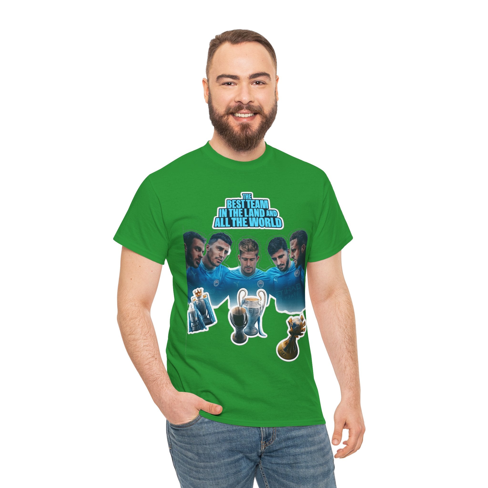 Manchester City — "Best Team in the Land and All the World" Cotton T-Shirt
