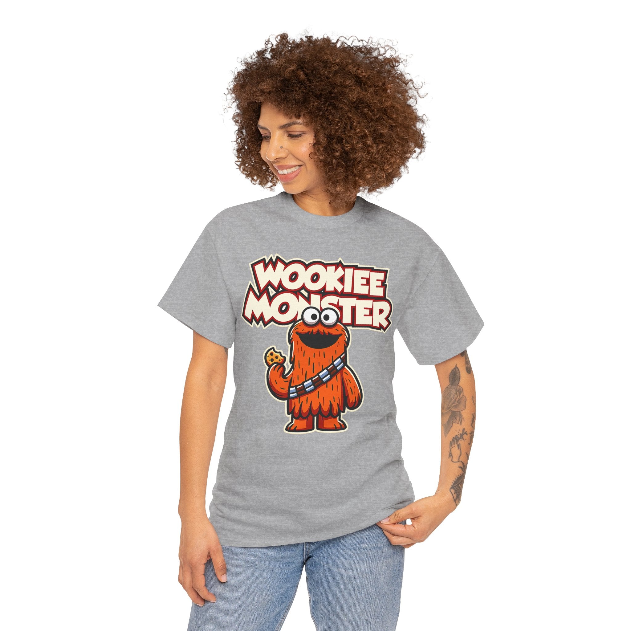 Wookiee Monster Tee - Funny Retro Sci‑Fi Cartoon Shirt