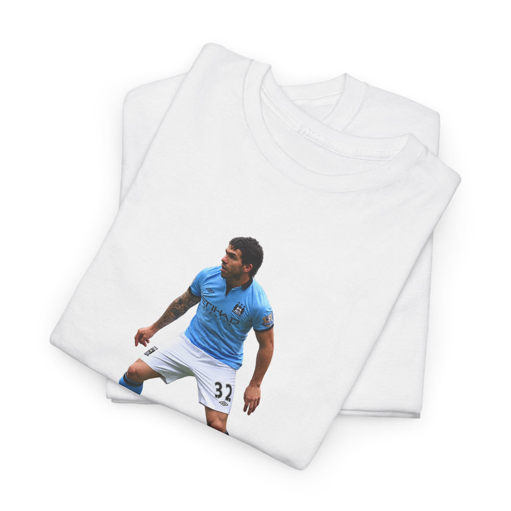 Carlos Tevez Manchester City Legend Cotton T-Shirt