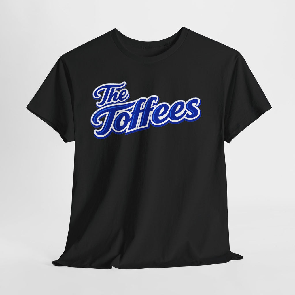 The Toffees Script Tee — Vintage Blue Logo T-Shirt