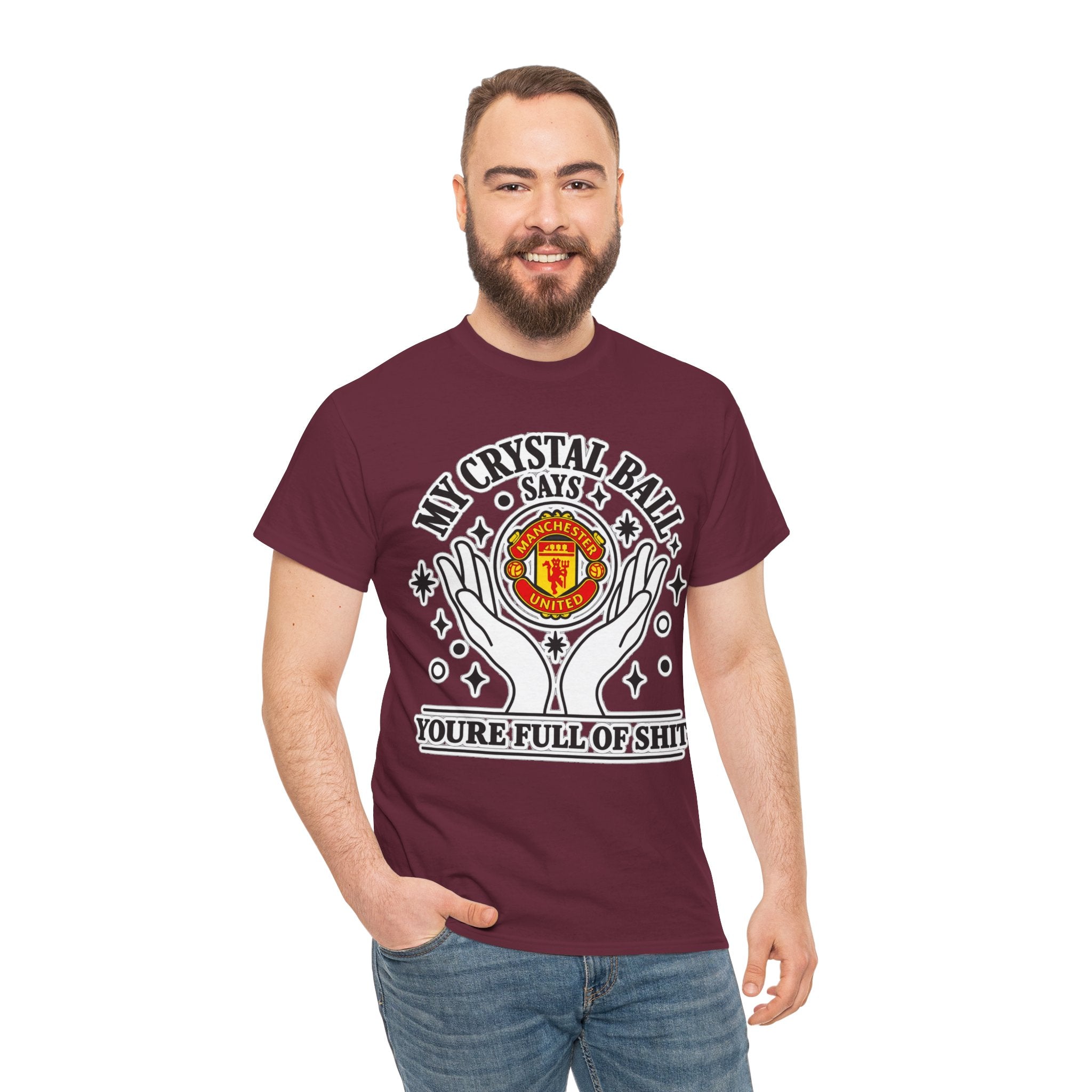 Crystal Ball Tee — “My Crystal Ball Says You’re Full of Shit” Graphic T‑Shirt