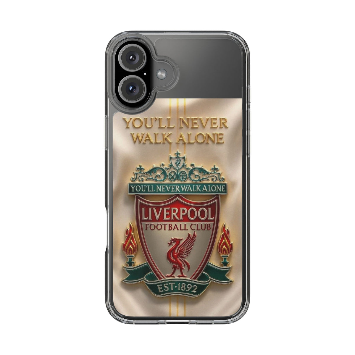 Liverpool FC 'You'll Never Walk Alone' Clear Phone Case