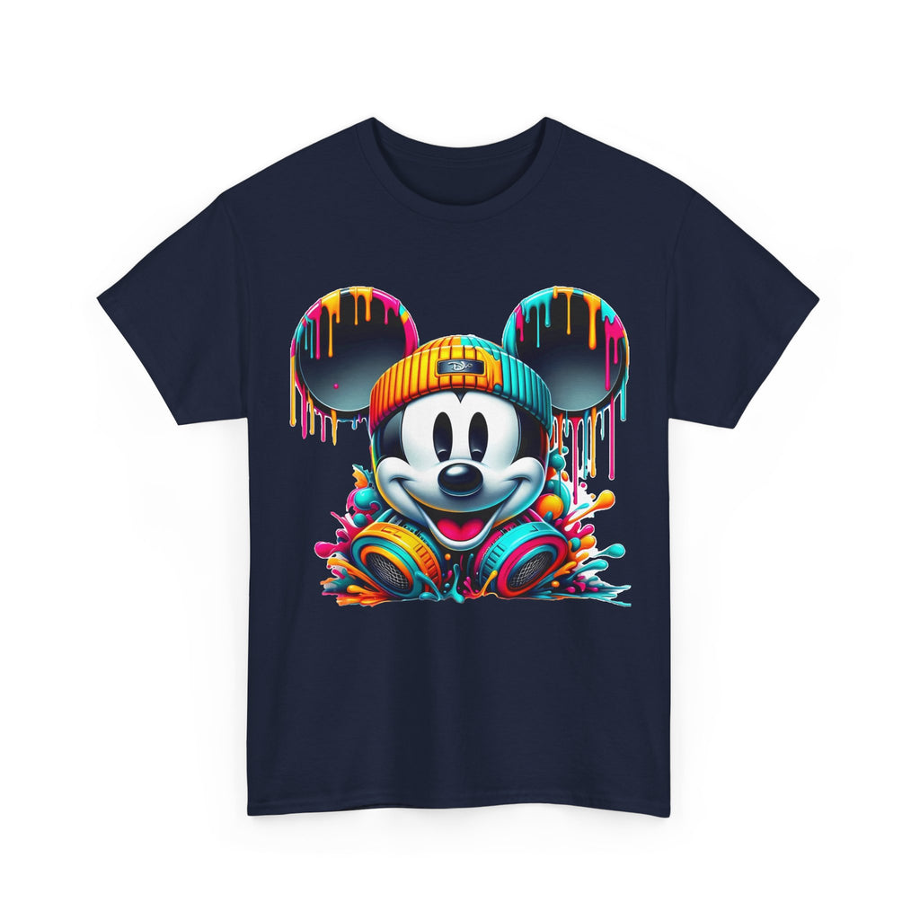 Mickey Graphic Tee — Colorful Street Art Mouse Character T-Shirt
