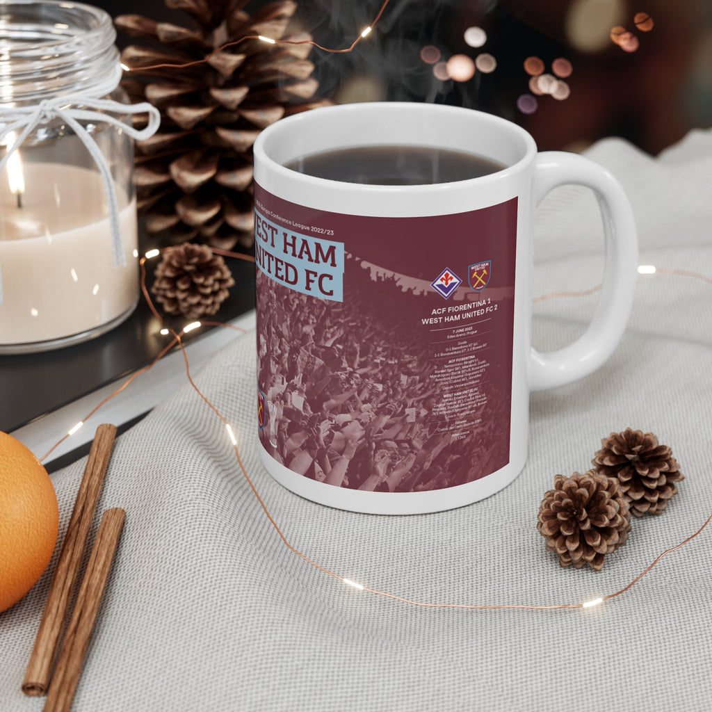 2023 UEFA Conference League Winners Programme Cover Inspired Ceramic Coffee Mug – (11oz/15oz)