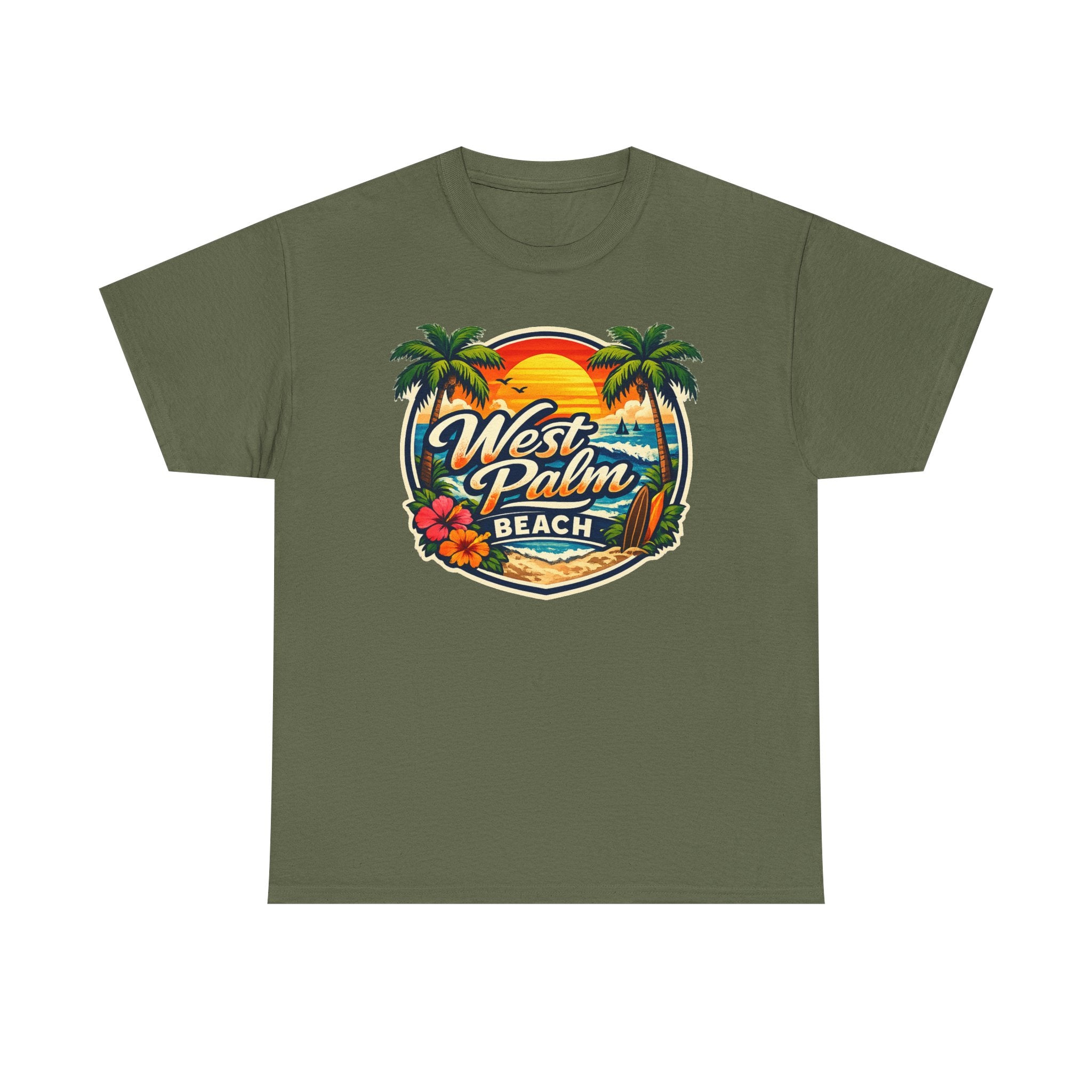 West Palm Beach Retro Sunset T-Shirt