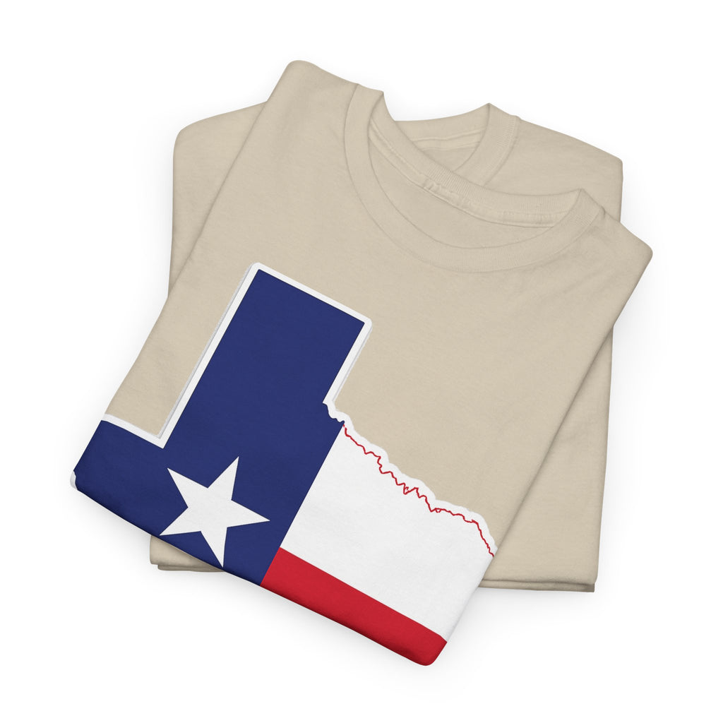 Texas Flag Outline T-Shirt — Lone Star State Pride Tee
